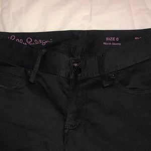 Lilly Pulitzer black pants size 0